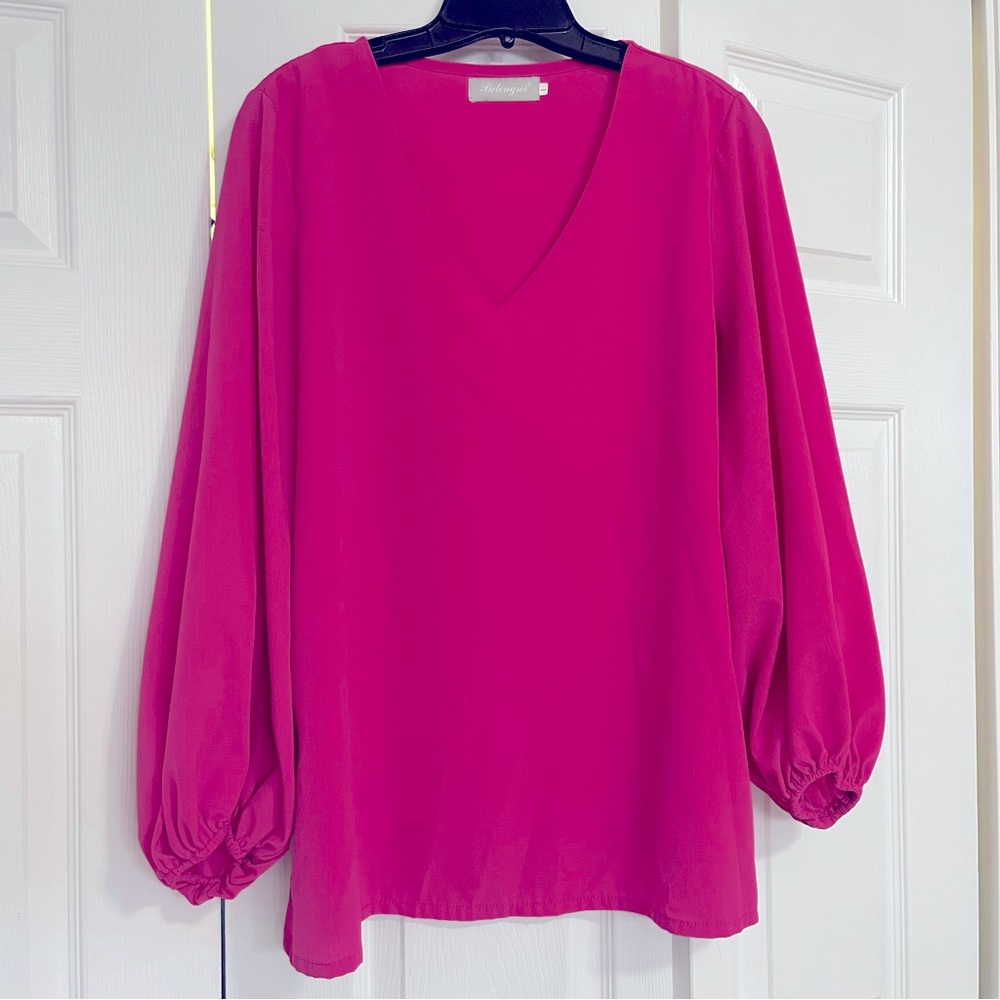 Pink blouse
